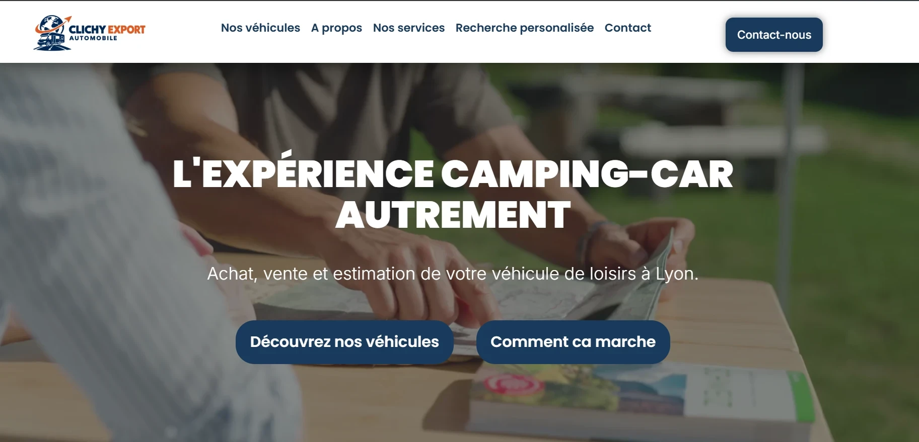 Capture du projet Clichy Export Automobile